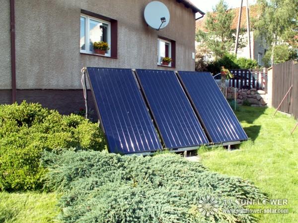 Solar thermal panel