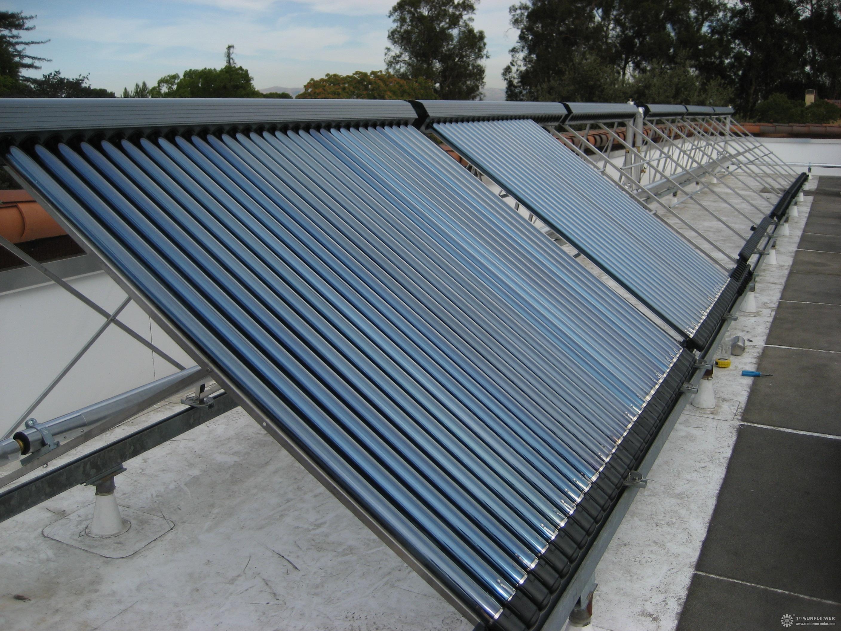 Calentador de agua solar