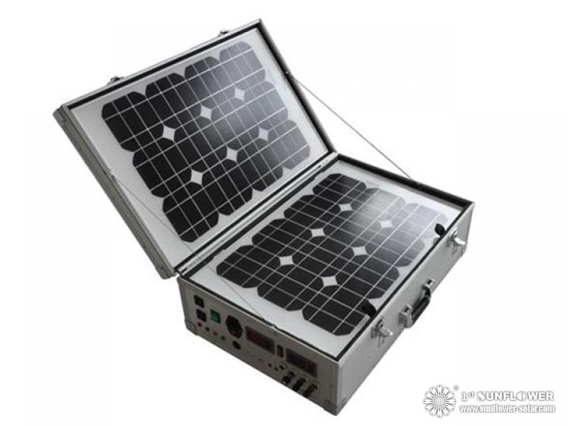 kleiner beweglicher Solargenerator 30W*2 - Solar Water Heater