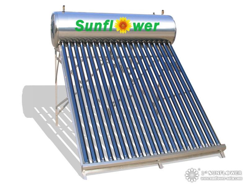 Copper Coil Solar Water Heater