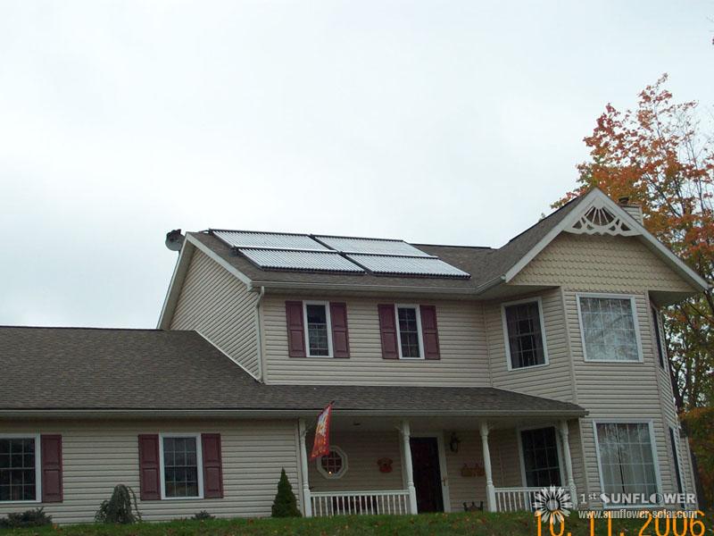 Solar Collectors for family hot water supply
