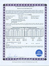 SF-B245818 SRCC certificado del laboratorio de ITW