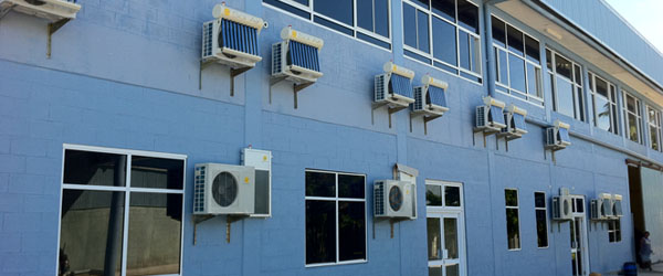 Soporte de pared solar del acondicionador de aire