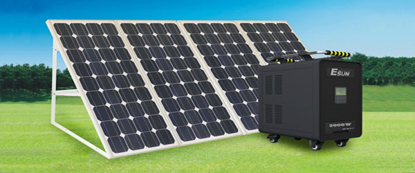 Stand-alone sistema de energía solar fotovoltaica