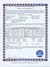 SF-B205818 SRCC certificado del laboratorio de ITW